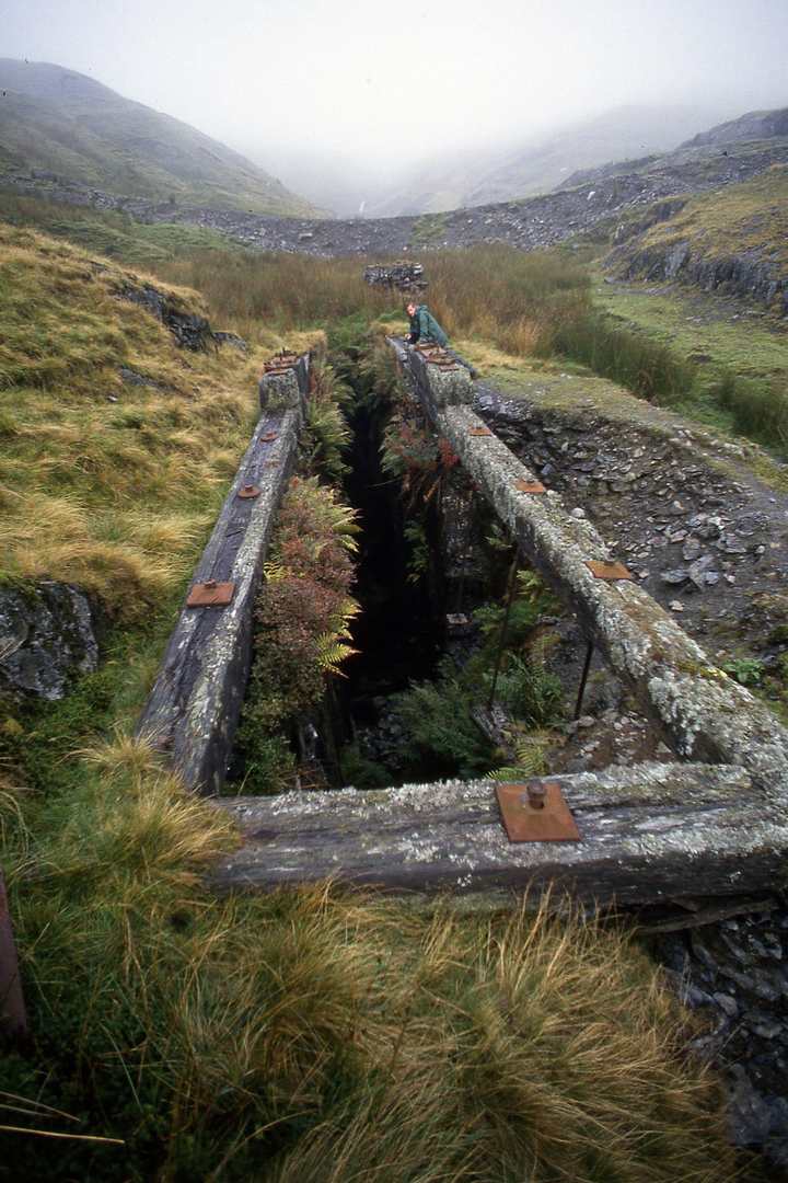 Wheel pit Nantiago Mine 1989